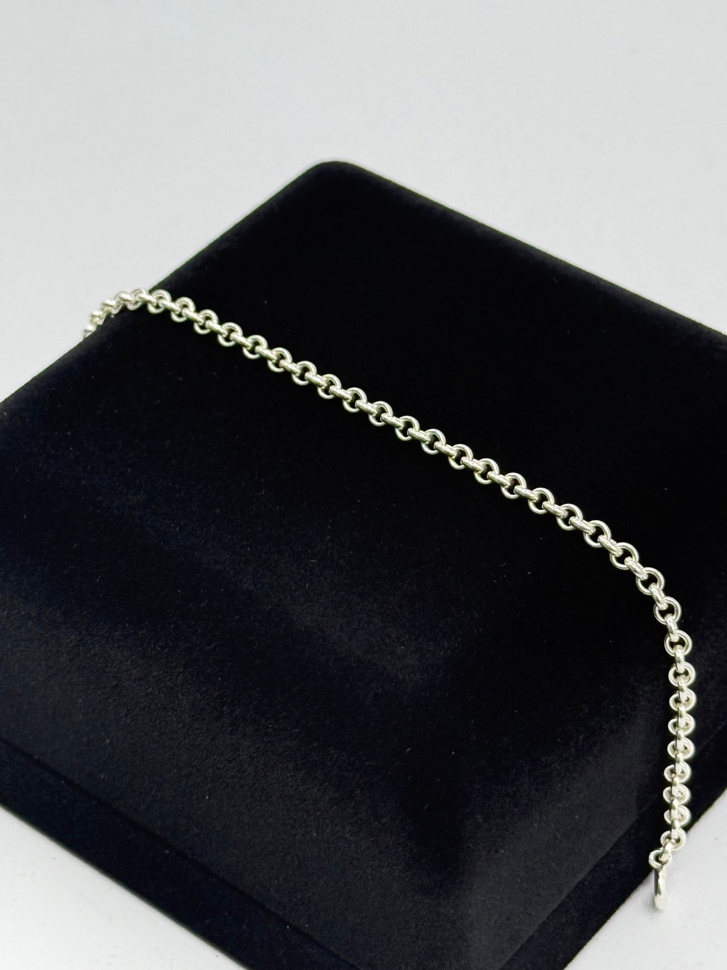 SILVER ROUND HEAVY BELCHER 7" BRACELET Oppulence