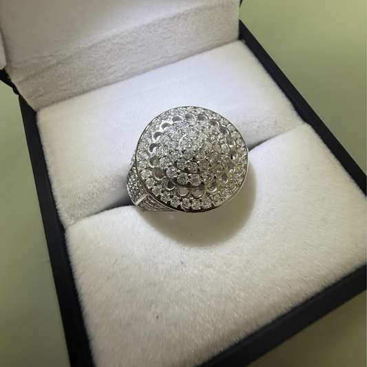 CIRCLES CZ DIAMOND RING Oppulence