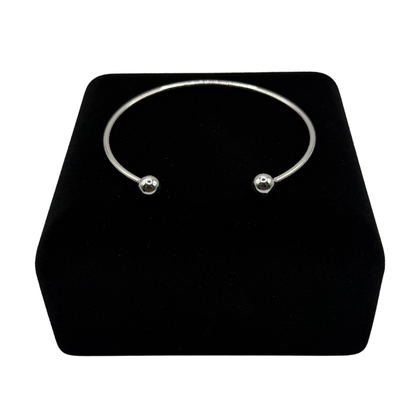 SILVER BANGLE THIN Oppulence