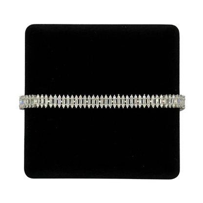 CZ BAGUETTE DIAMOND BRACELET Oppulence