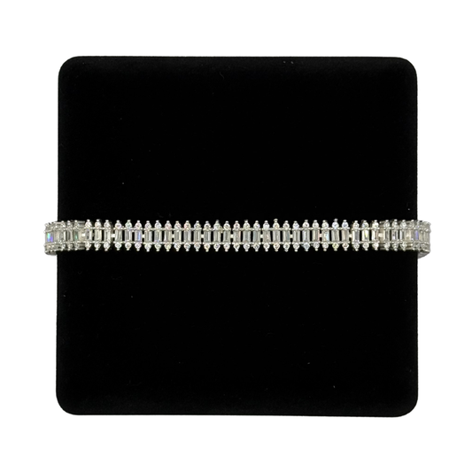 CZ BAGUETTE DIAMOND BRACELET Oppulence