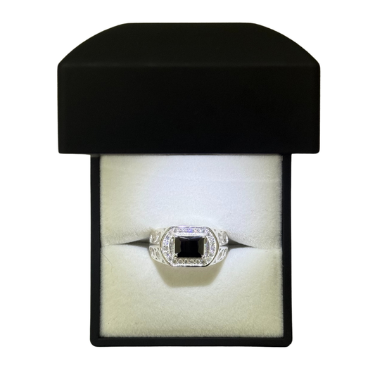 OPAL BAGUETTE CZ DIAMOND RING Oppulence