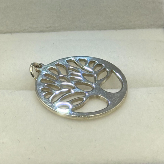 SILVER TREE OF LIFE 25MM PENDANT Oppulence