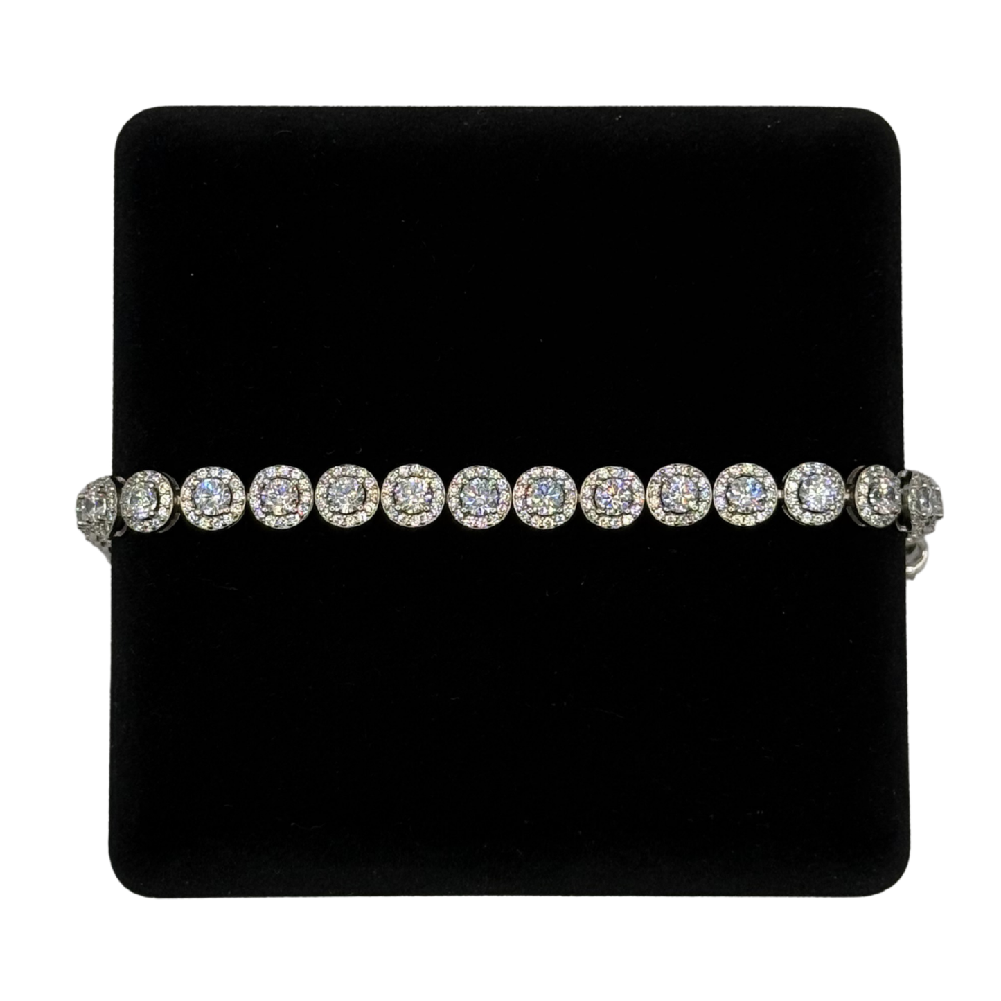 CZ DIAMOND ROW BRACELET Oppulence