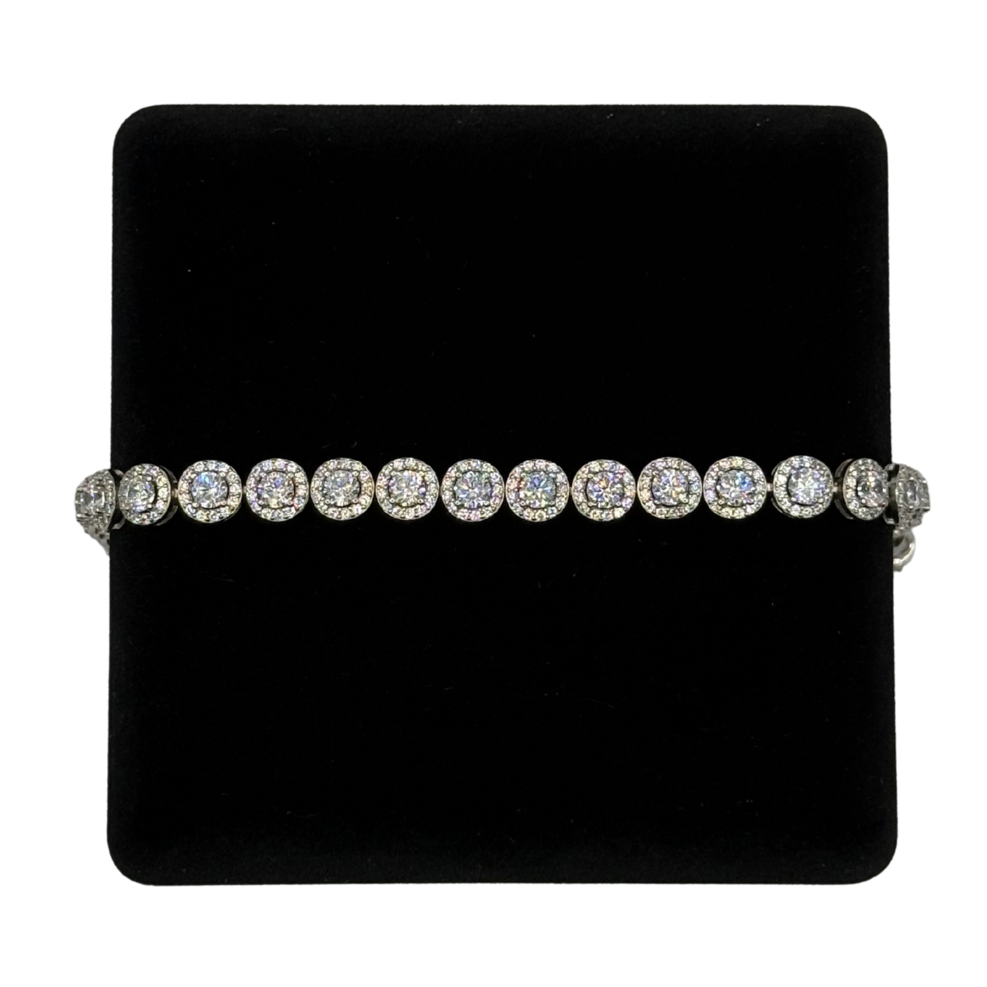 CZ DIAMOND ROW BRACELET Oppulence