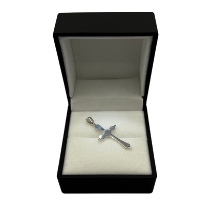 SILVER FANCY CROSS 33MM PENDANT Oppulence
