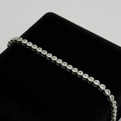 PRINCESS CZ DIAMOND CIRCLES BRACELET Oppulence
