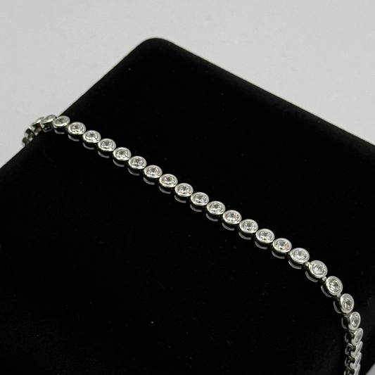 PRINCESS CZ DIAMOND CIRCLES BRACELET Oppulence