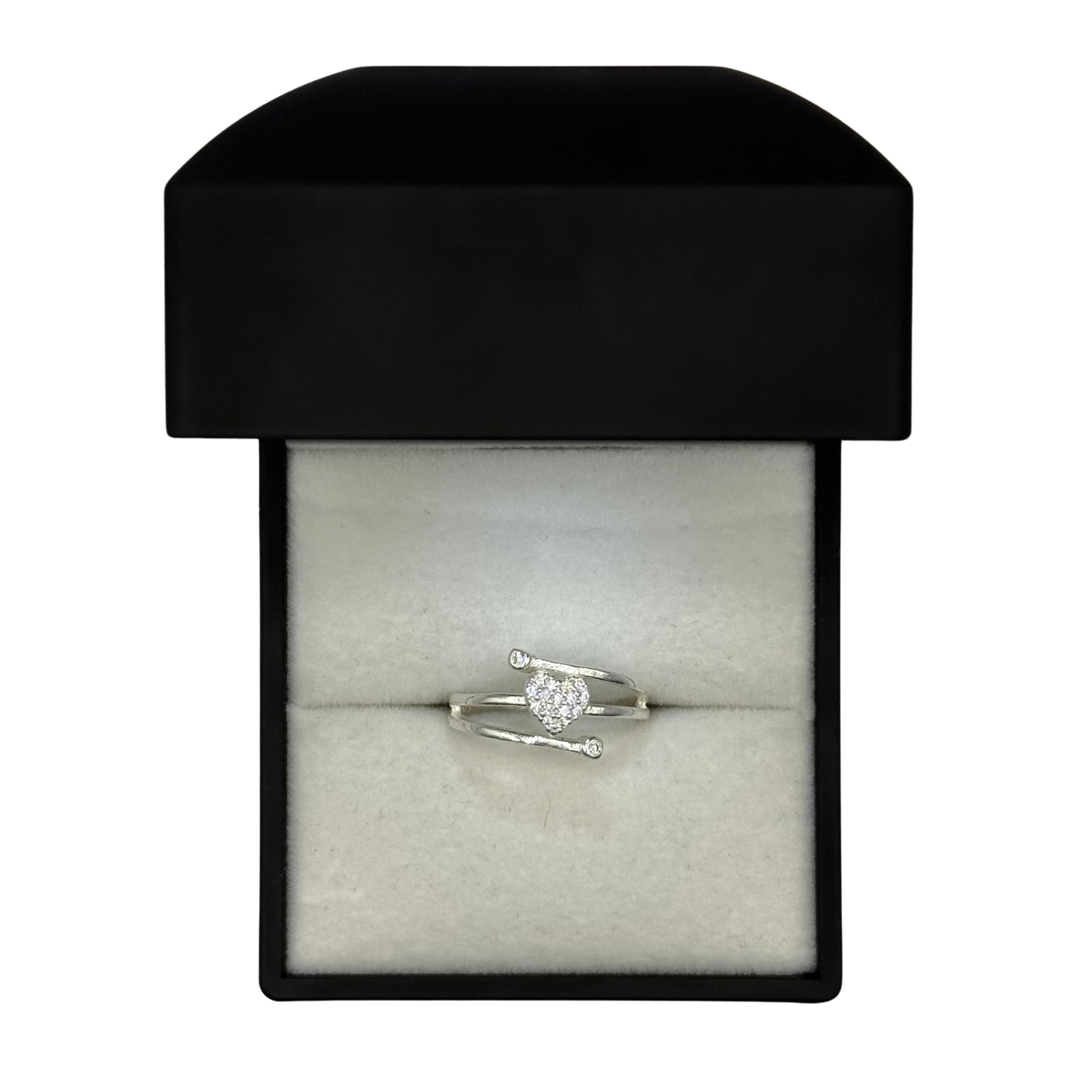 HEART TWIST CZ DIAMOND RING Oppulence