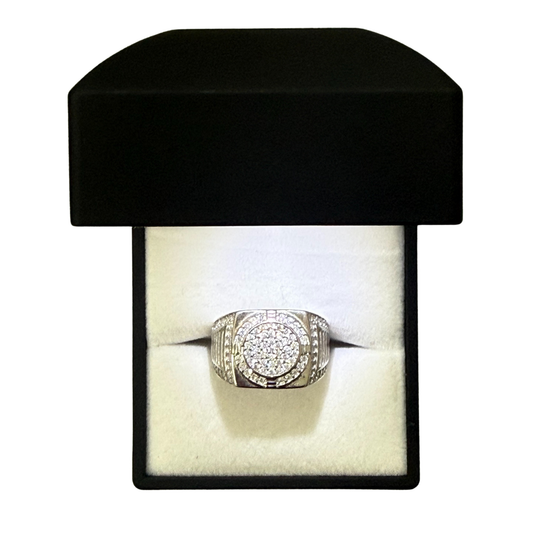 CIRCLE SET CZ DIAMOND RING Oppulence