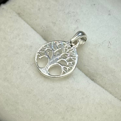 SILVER TREE OF LIFE 13MM PENDANT Oppulence