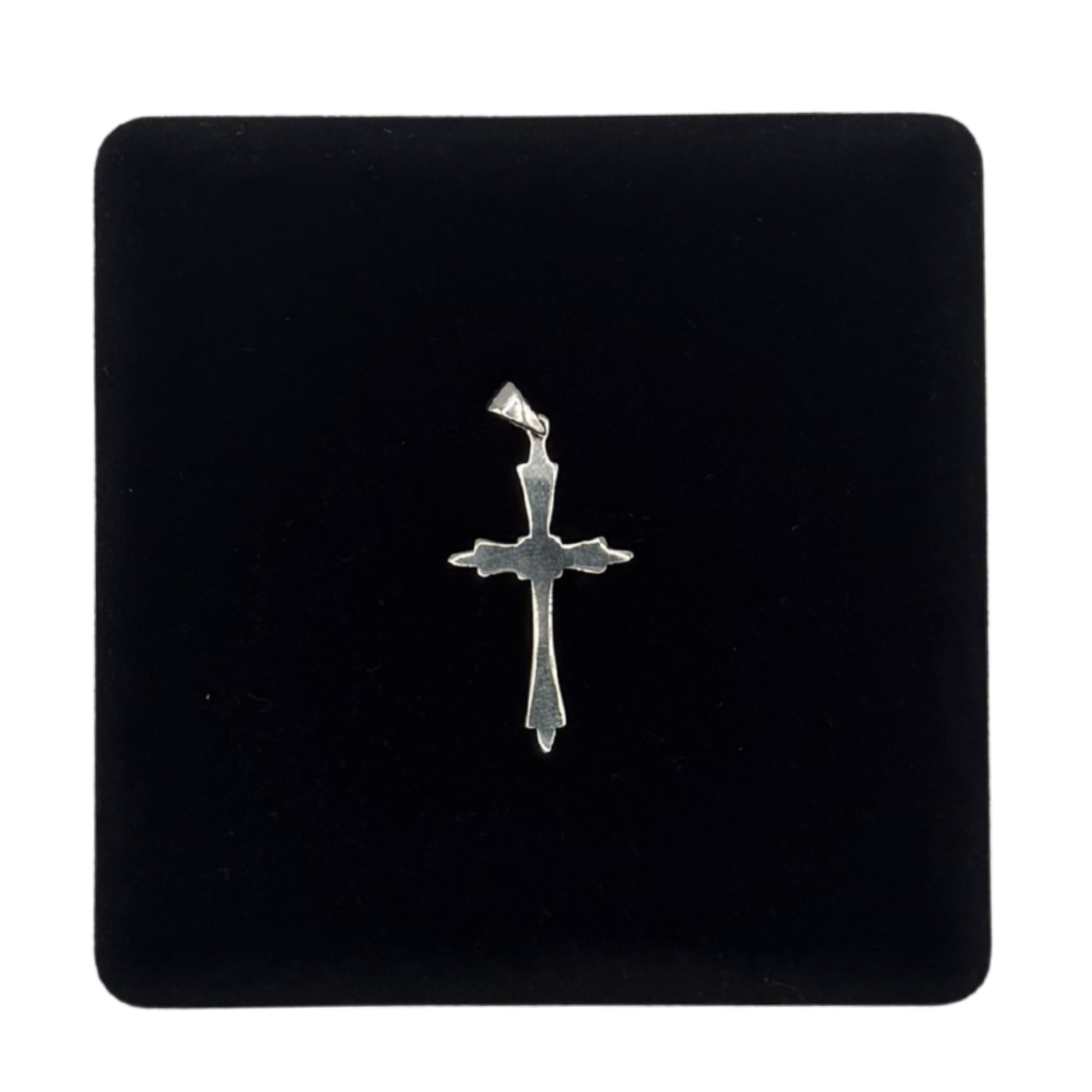 SILVER FANCY CROSS 33MM PENDANT Oppulence