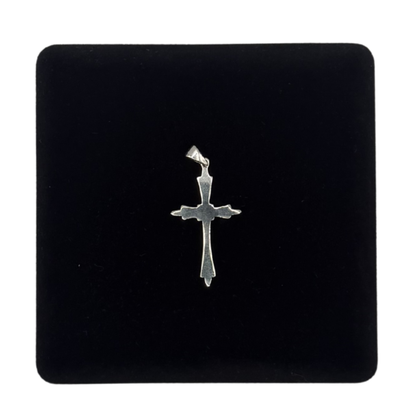 SILVER FANCY CROSS 33MM PENDANT Oppulence