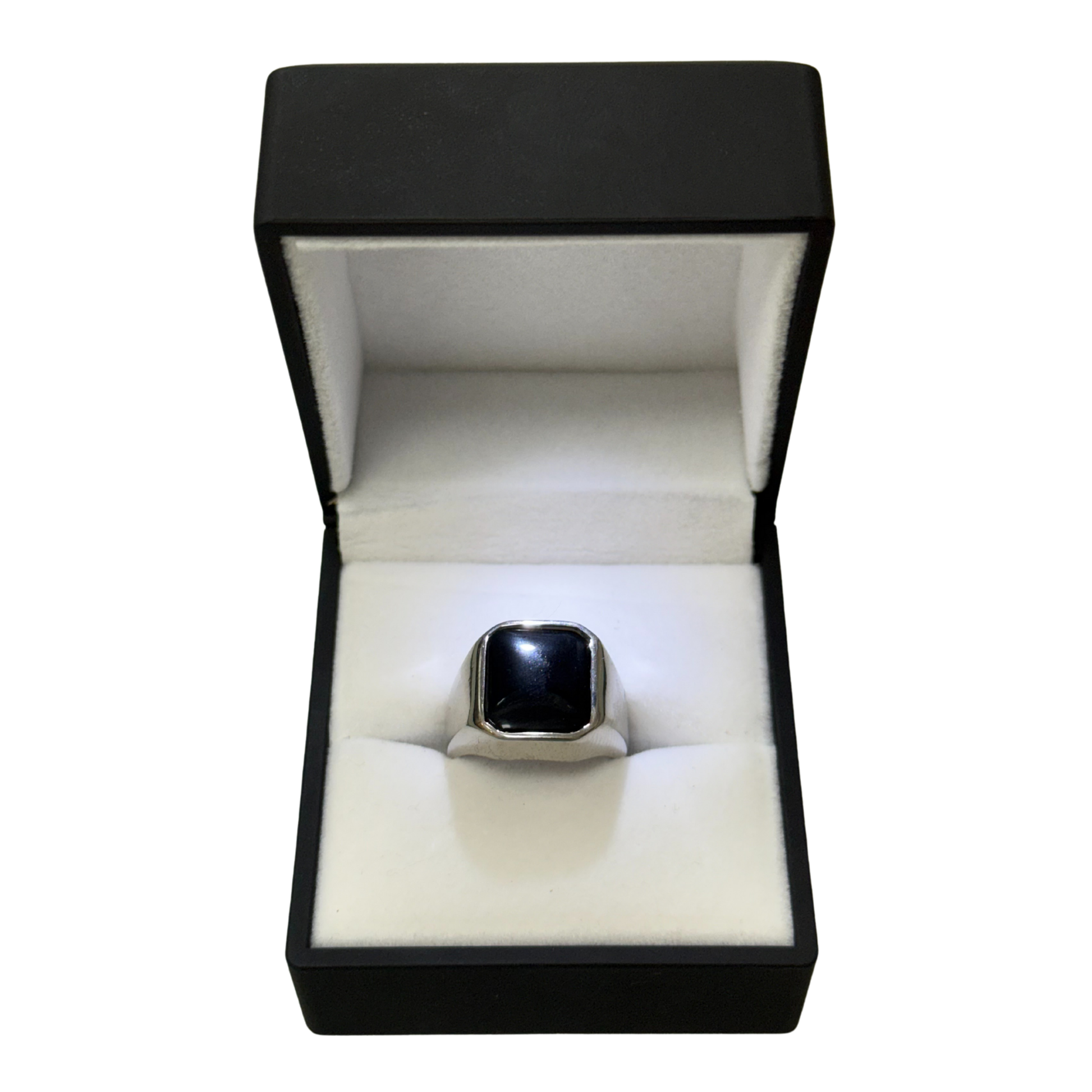 BLACK OPAL SILVER RING Oppulence