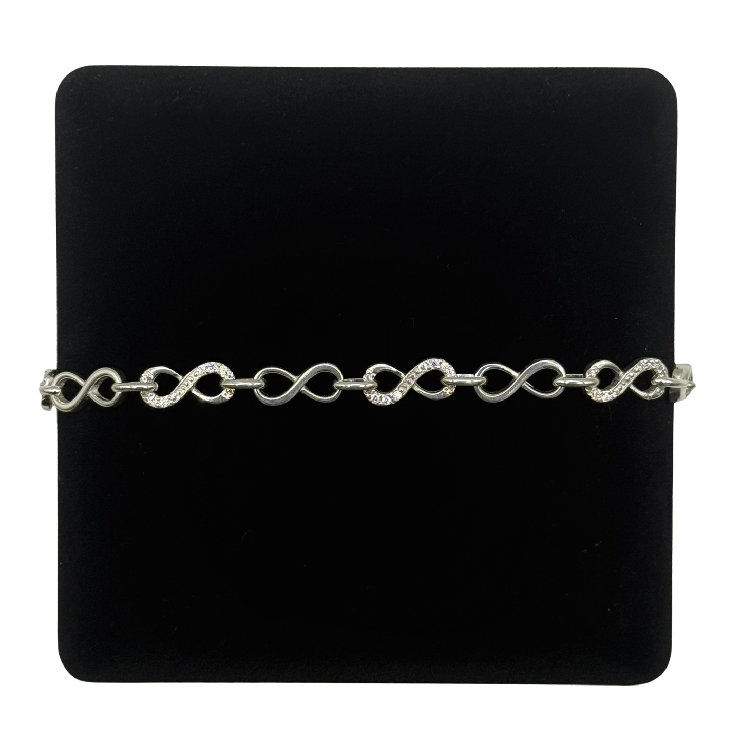 CZ INFINITY LINK BRACELET Oppulence