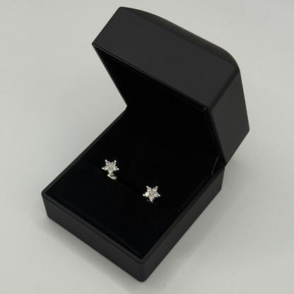 CZ DIAMOND STAR EARRING Oppulence