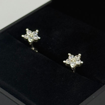 CZ DIAMOND STAR EARRING Oppulence