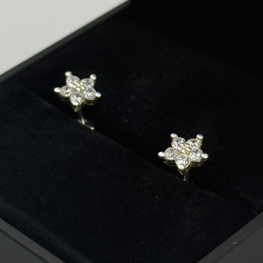 CZ DIAMOND STAR EARRING Oppulence