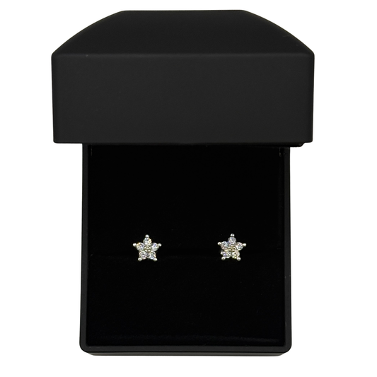 CZ DIAMOND STAR EARRING Oppulence